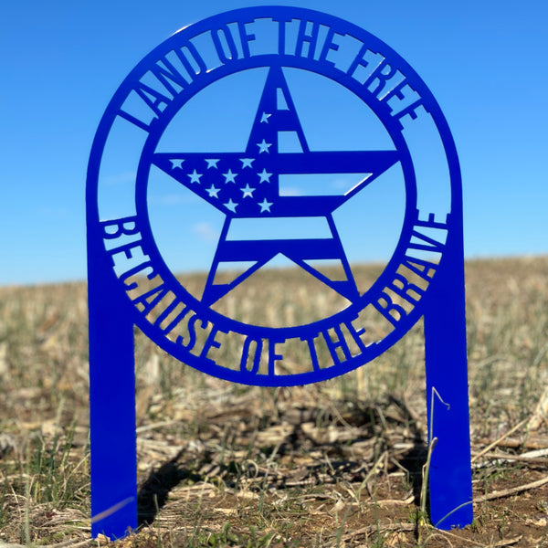 Patriotic American Star Garden Flag, Patriotic Garden Flag Yard Decor , Patriotic Gift, Memorial Gift, America Lover, Gravesite Decor, Garden Flag for The Flower Bed