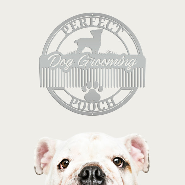 Custom Sign for Dog Grooming Business-