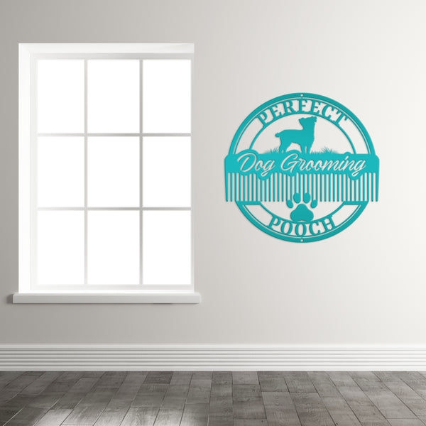 Custom Sign for Dog Grooming Business-