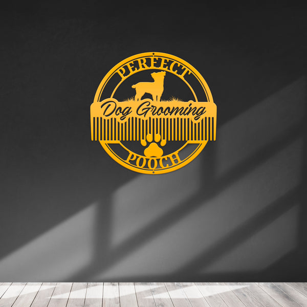 Custom Sign for Dog Grooming Business-
