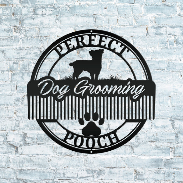 Custom Sign for Dog Grooming Business-