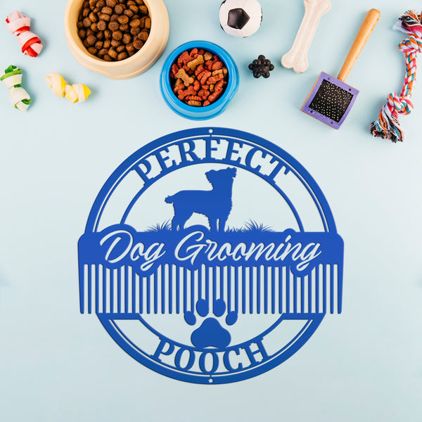 Custom Sign for Dog Grooming Business-