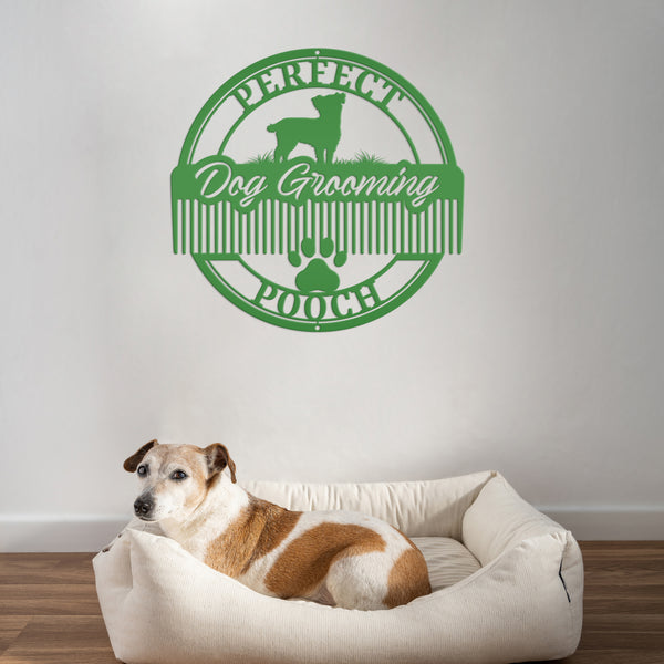 Custom Sign for Dog Grooming Business-