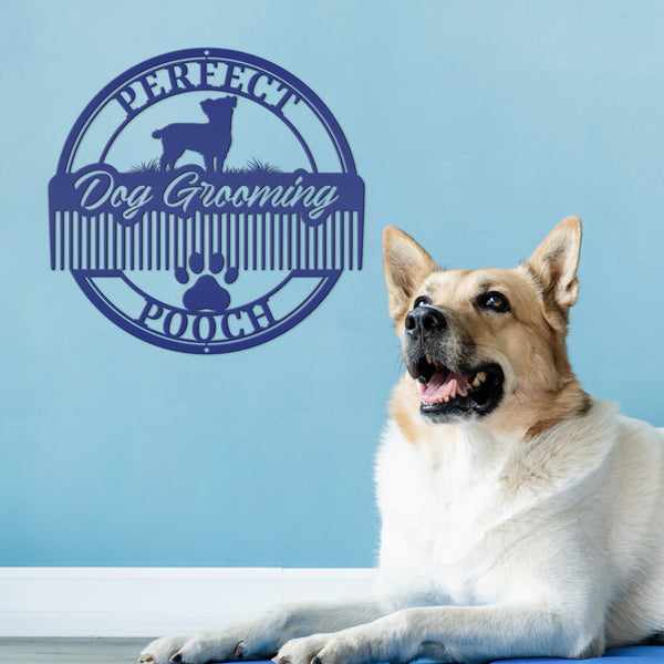 Custom Sign for Dog Grooming Business-