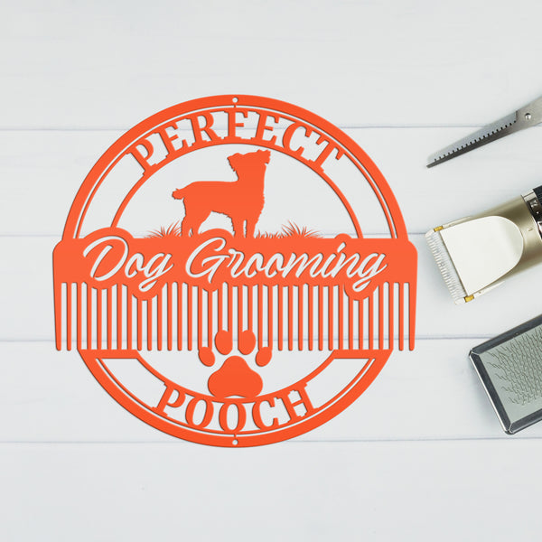 Custom Sign for Dog Grooming Business-