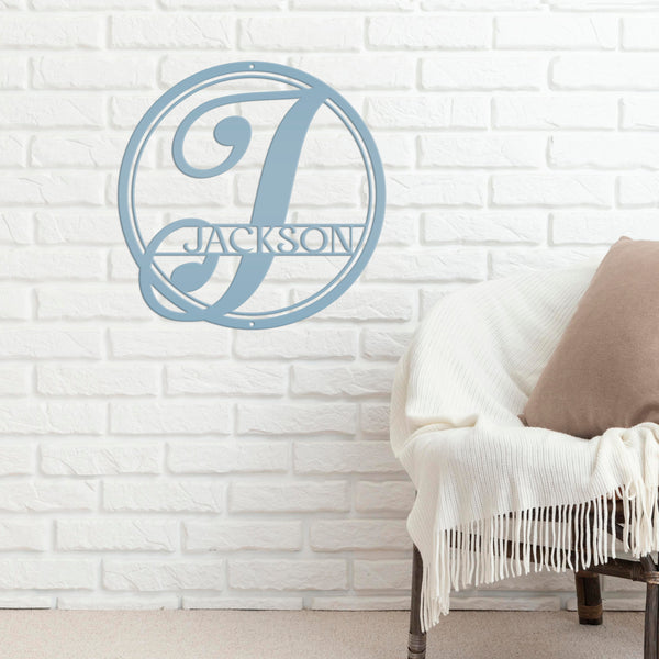 Personalized Last Name-Initial Monogram Sign, Letter Initial Name Sign, Last Name Family Name Letter Sign, Wedding Gift , Anniversary Gift, Housewarming Gift