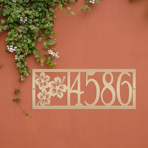 Tropical Address Sign-Beach House Address Sign -Beach Condo-Rental Address Sign -Costal Decor