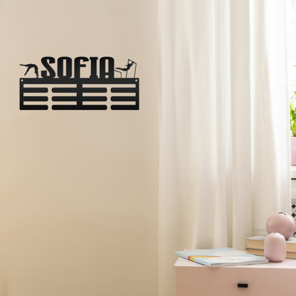 Personalized Gymnastics Medals Holder