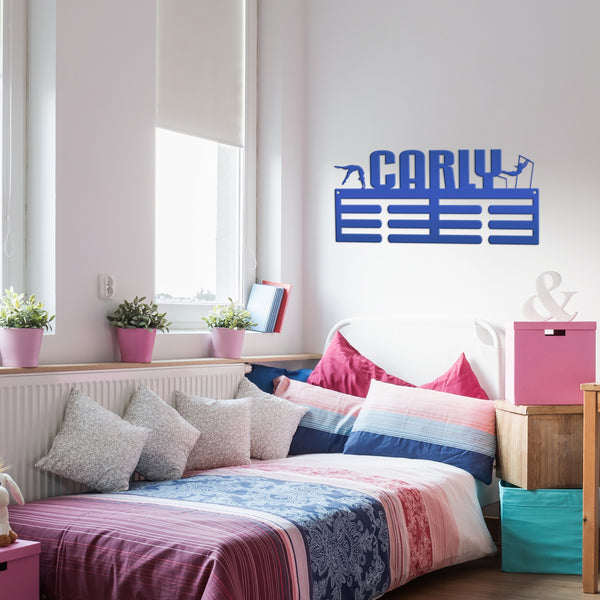 Personalized Gymnastics Medals Holder