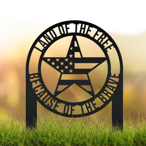 Patriotic American Star Garden Flag, Patriotic Garden Flag Yard Decor , Patriotic Gift, Memorial Gift, America Lover, Gravesite Decor, Garden Flag for The Flower Bed