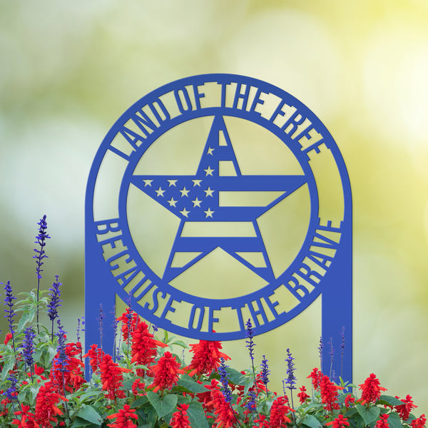 Patriotic American Star Garden Flag, Patriotic Garden Flag Yard Decor , Patriotic Gift, Memorial Gift, America Lover, Gravesite Decor, Garden Flag for The Flower Bed