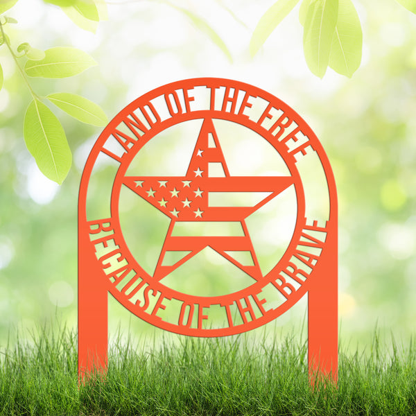 Patriotic American Star Garden Flag, Patriotic Garden Flag Yard Decor , Patriotic Gift, Memorial Gift, America Lover, Gravesite Decor, Garden Flag for The Flower Bed