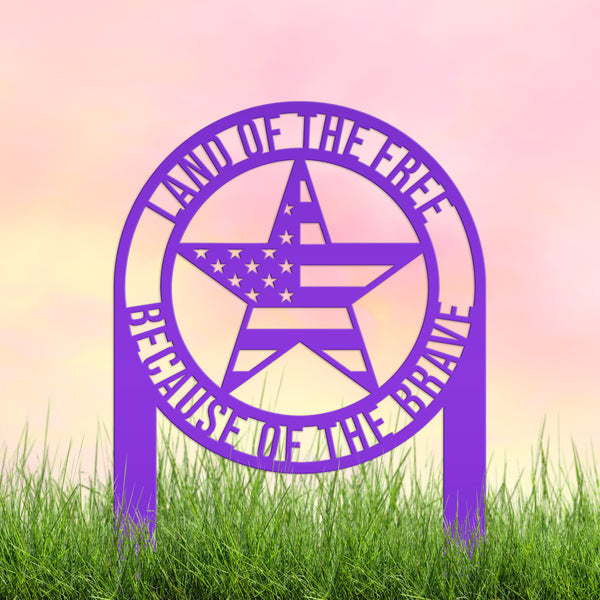 Patriotic American Star Garden Flag, Patriotic Garden Flag Yard Decor , Patriotic Gift, Memorial Gift, America Lover, Gravesite Decor, Garden Flag for The Flower Bed