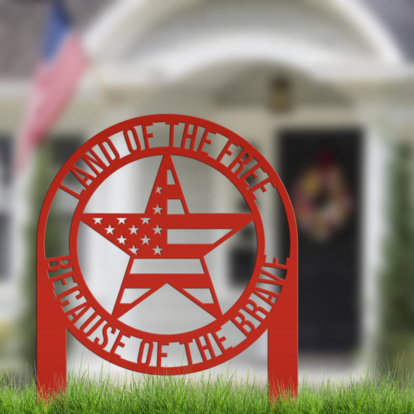 Patriotic American Star Garden Flag, Patriotic Garden Flag Yard Decor , Patriotic Gift, Memorial Gift, America Lover, Gravesite Decor, Garden Flag for The Flower Bed