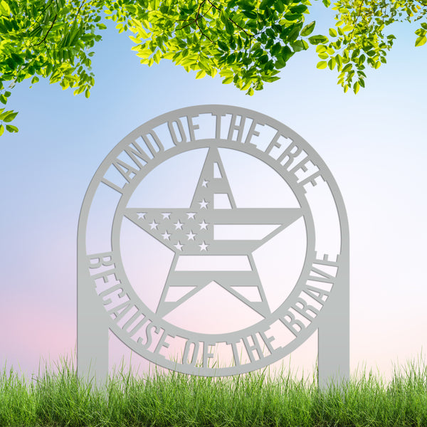 Patriotic American Star Garden Flag, Patriotic Garden Flag Yard Decor , Patriotic Gift, Memorial Gift, America Lover, Gravesite Decor, Garden Flag for The Flower Bed