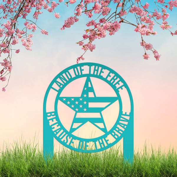 Patriotic American Star Garden Flag, Patriotic Garden Flag Yard Decor , Patriotic Gift, Memorial Gift, America Lover, Gravesite Decor, Garden Flag for The Flower Bed