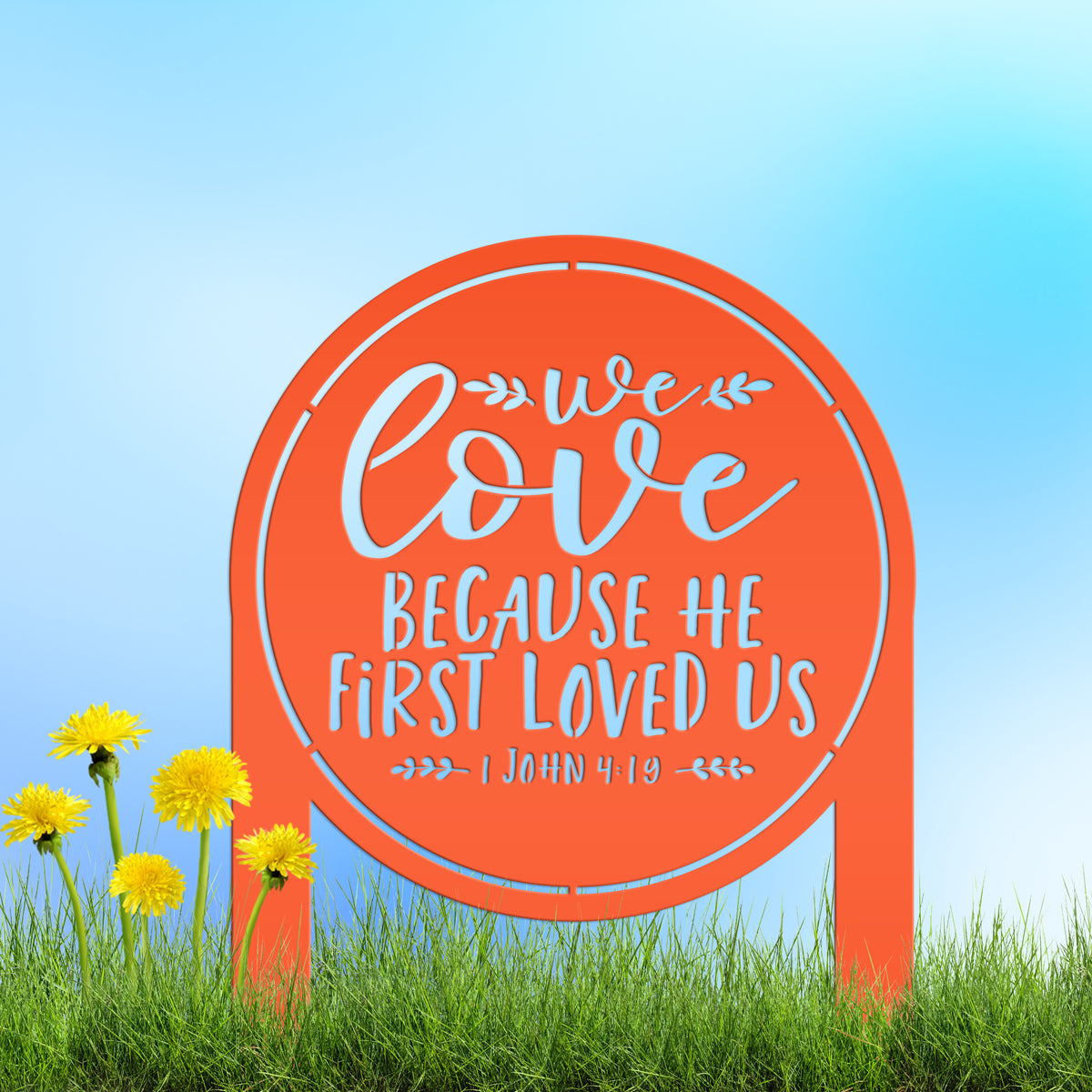 Outdoor Christian Metal Decor Best Christian Yard Stake Easter Yard