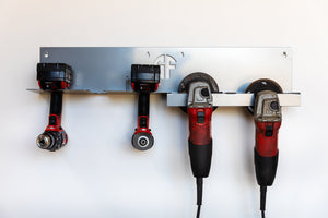 Cordless Tool Holder with Grinder Storage Rack