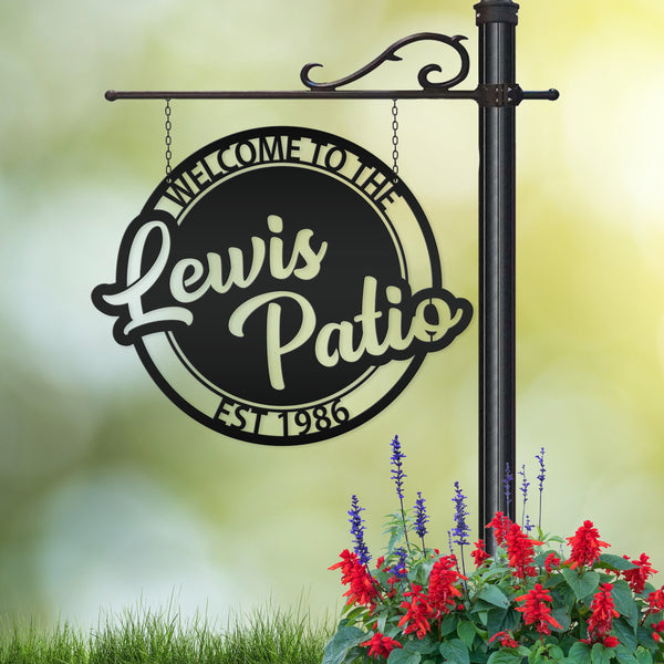 Personalized Patio Sign