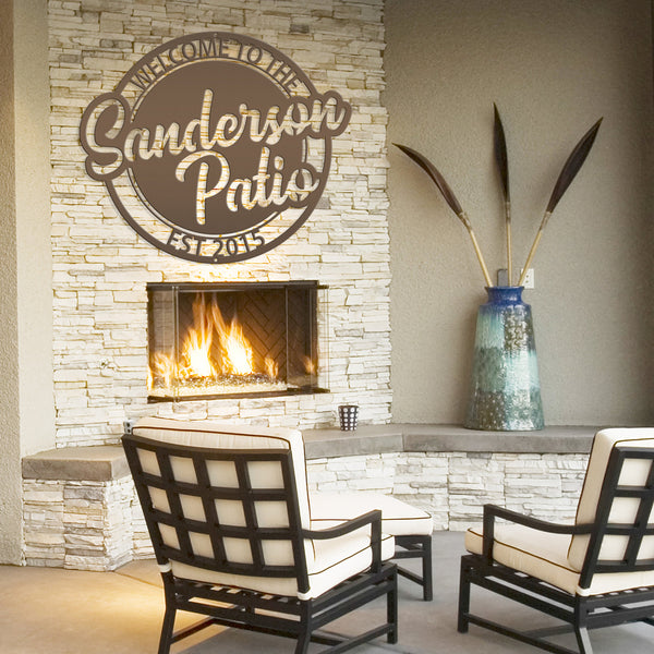 Personalized Patio Sign
