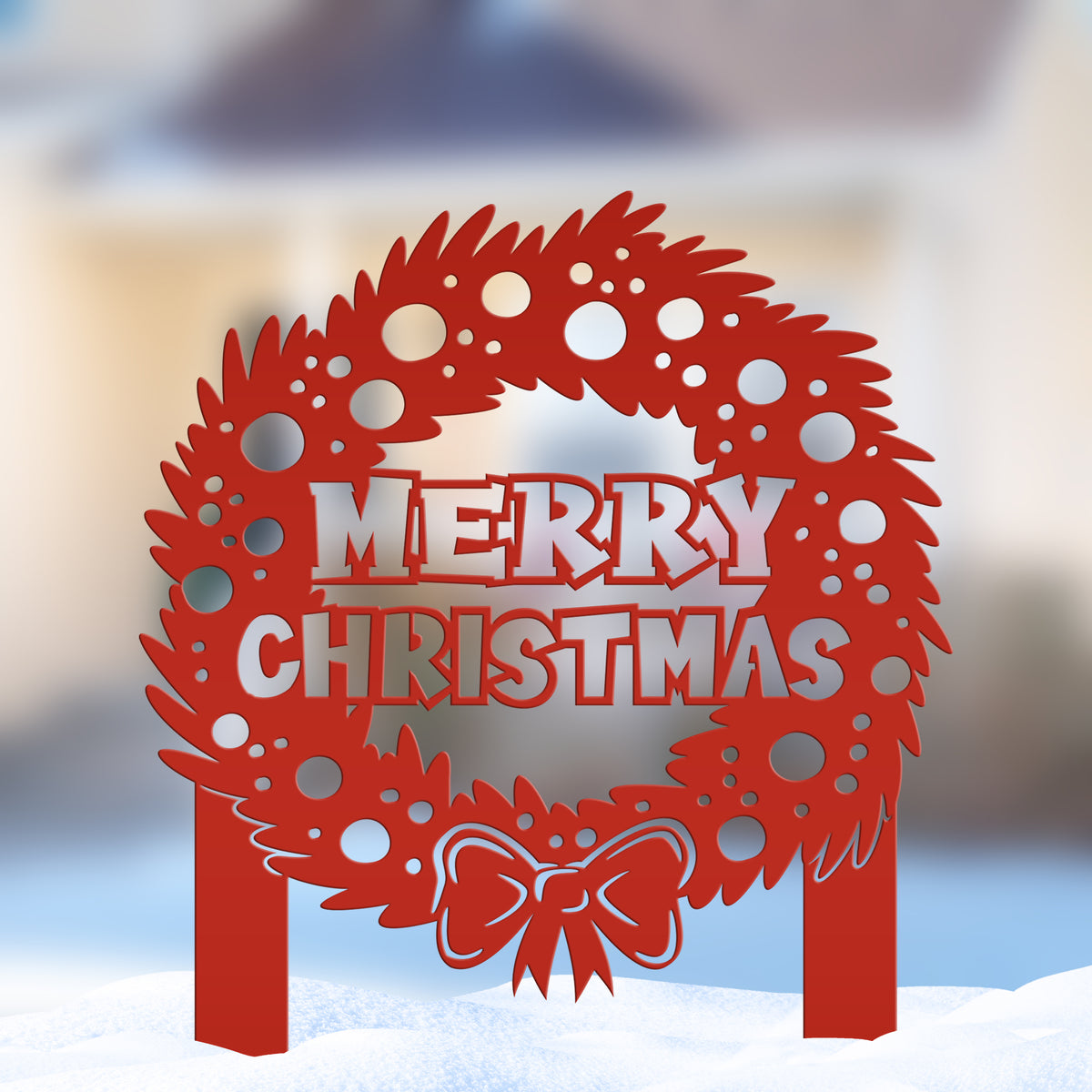 Christmas Metal Yard Stakes Speed Fabrication