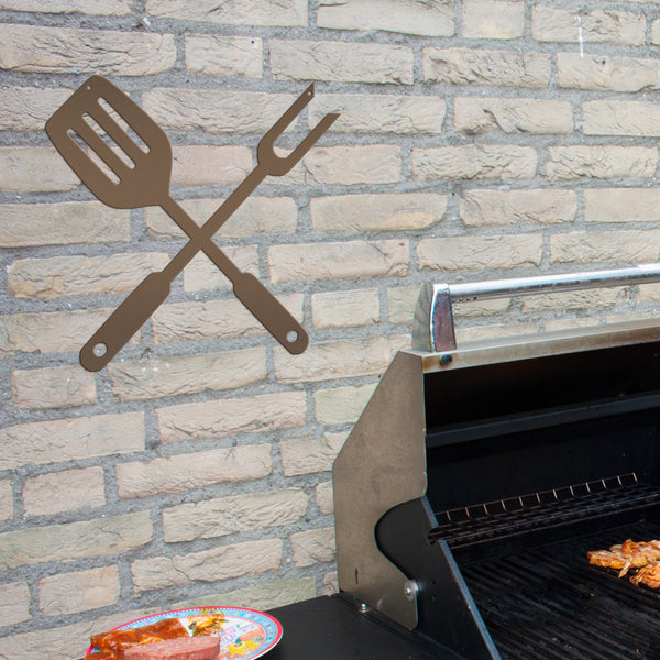 Personalized Grill Gifts for Dad's BBQ Kitchen Decor, BBQ Kitchen Decor Metal Sign , BBQ Kitchen Decor Signs, Custom Outdoor Patio-Backyard Sign