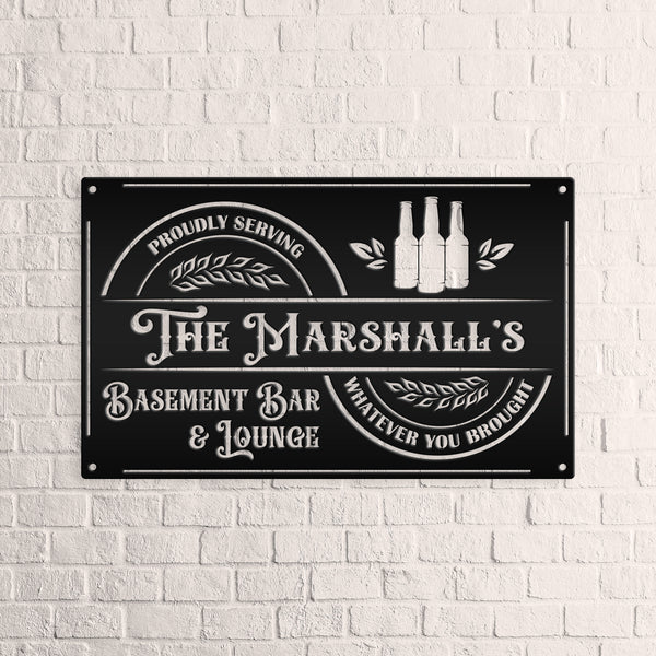 Custom Bar Sign, Bar Signs & Wall Decor, Vintage Bar Decor, Bar Decor ,Pub Wall Art,  Lounge & Bar Decor Signs