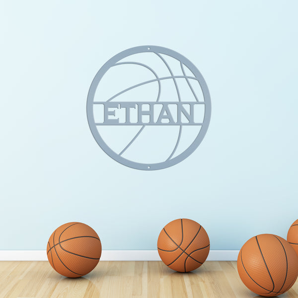 Personalized Basketball Metal Sign-Athlete Gift-Senior Night Gift