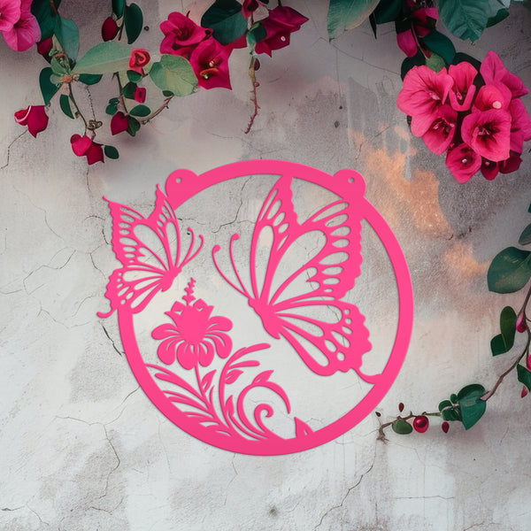 Butterfly Flower Wall Decor - Mother's Day Gift-Butterfly Lovers-Butterfly Wall Art
