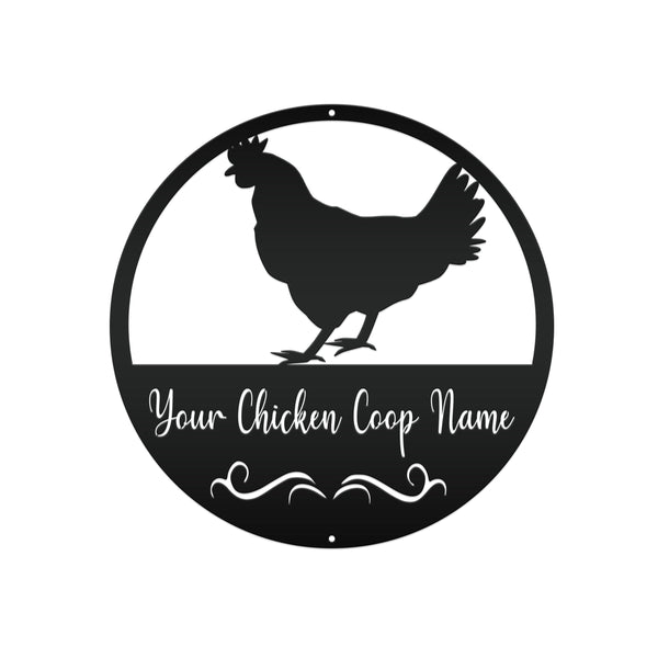 Chicken Coop Sign - Poultry Sign-Personalized Chicken Coop Sign-Custom Chicken Sign