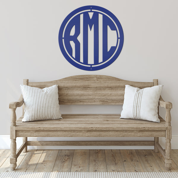 Monogram-Initial-Last Name Sign-Decor-Original Monogram-Wedding Gift-Anniversary Gift