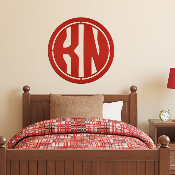 Monogram-Initial-Last Name Sign-Decor-Original Monogram-Wedding Gift-Anniversary Gift