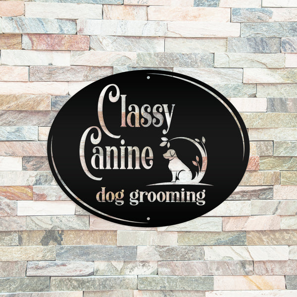 Dog Grooming Business Sign
