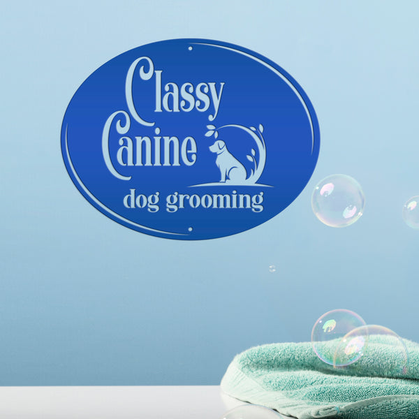 Dog Grooming Business Sign