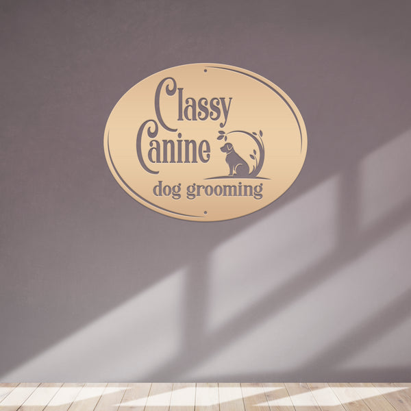 Dog Grooming Business Sign