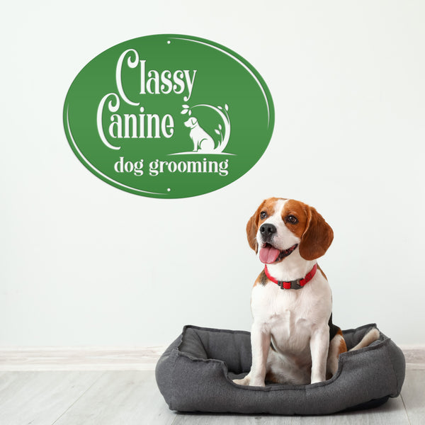 Dog Grooming Business Sign