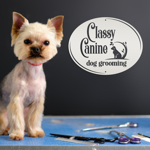 Dog Grooming Business Sign