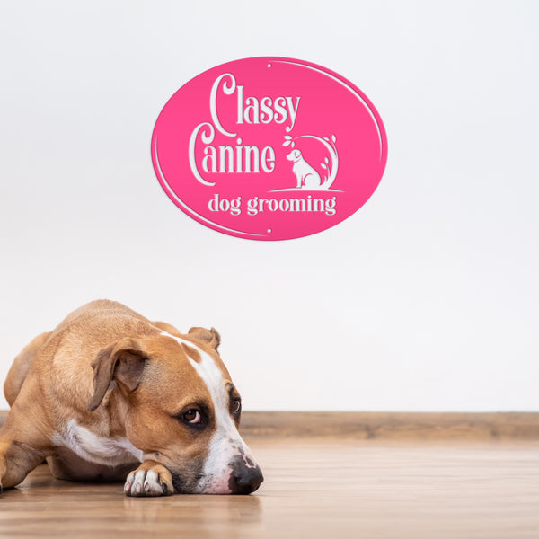 Dog Grooming Business Sign -Pet Grooming Services Signage