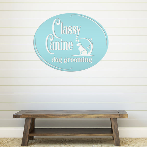 Dog Grooming Business Sign
