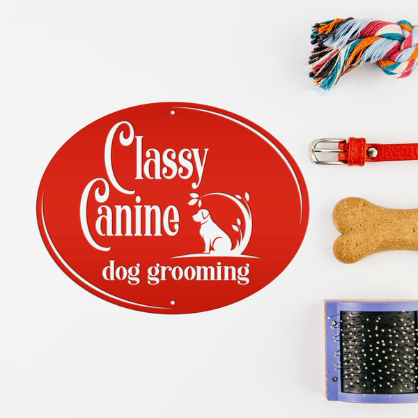 Dog Grooming Business Sign 