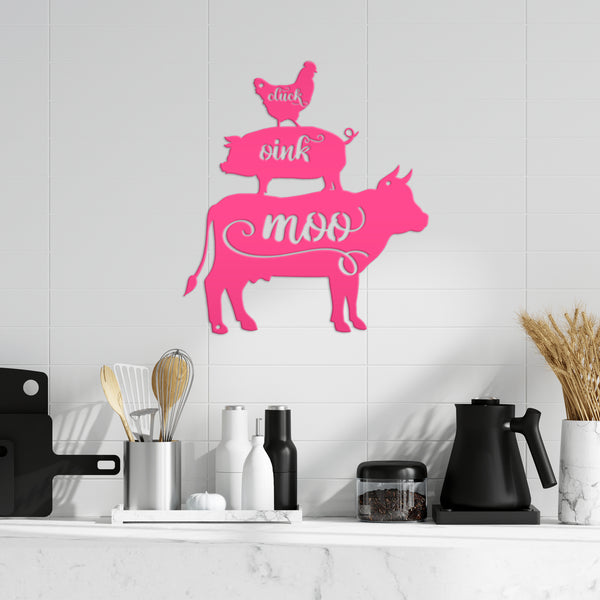 Farm Animal Sign, Farmhouse Decor, Farm Wall Decor, Farm Wall Art, Farm Animal Wall Decor, Farm Bedroom Wall Decor, Farm Animal Bedroom Wall Art, Farm Animal Wall Art Gift