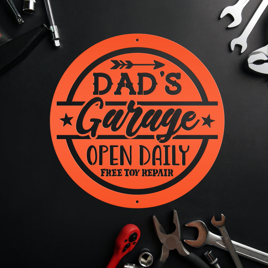Dad's Garage Metal Sign Garage Signs for Dad Speed Fabrication