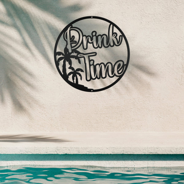 Palm Tree Bar Sign, Pool Bar Beach Bar Wall Decor, Tropical Beach Wall Art & Home Decor, Beach Pub Wall Art, Beach Signs