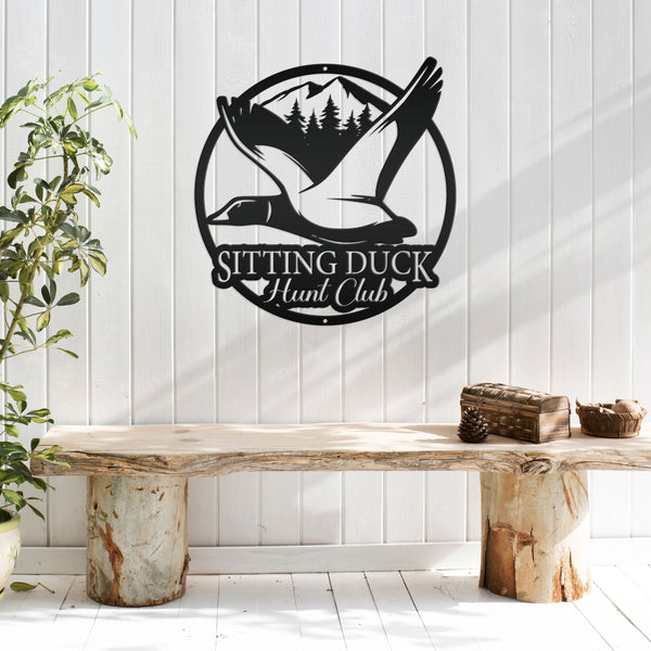 Personalized Duck Hunting Sign, Duck Hunting Decor, Gift for Duck Hunting, Duck Hunting Wall Decor