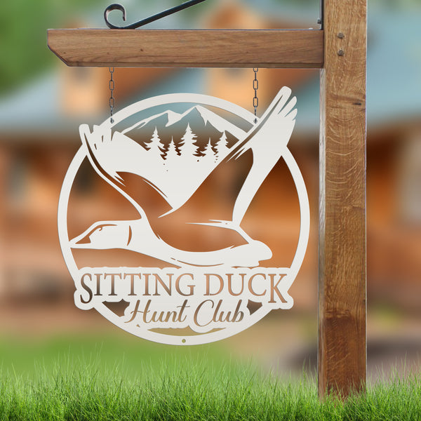 Personalized Duck Hunting Sign, Duck Hunting Decor, Gift for Duck Hunting, Duck Hunting Wall Decor