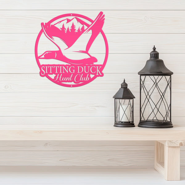 Personalized Duck Hunting Sign, Duck Hunting Decor, Gift for Duck Hunting, Duck Hunting Wall Decor