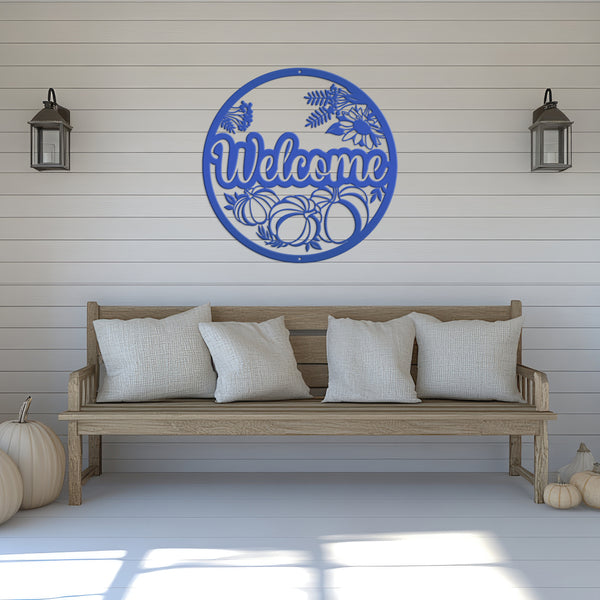 Fall Welcome Sign Front Door, Welcome Fall Sign Decor, Welcome Pumpkin Decor, Pumpkin Welcome Sign Door Hanger, Fall Pumpkin Entryway Decor, Fall Pumpkin Wreath Decor
