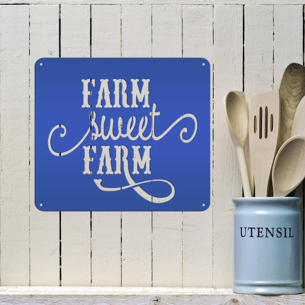 Farm Sweet Farm Wall Decor, Farmhouse Wall Art , Farm Home Decor, Rustic Farmhouse Wall Decor, Farm Wall Hanging Signs