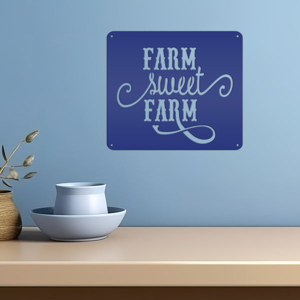 Farm Sweet Farm Wall Decor, Farmhouse Wall Art , Farm Home Decor, Rustic Farmhouse Wall Decor, Farm Wall Hanging Signs