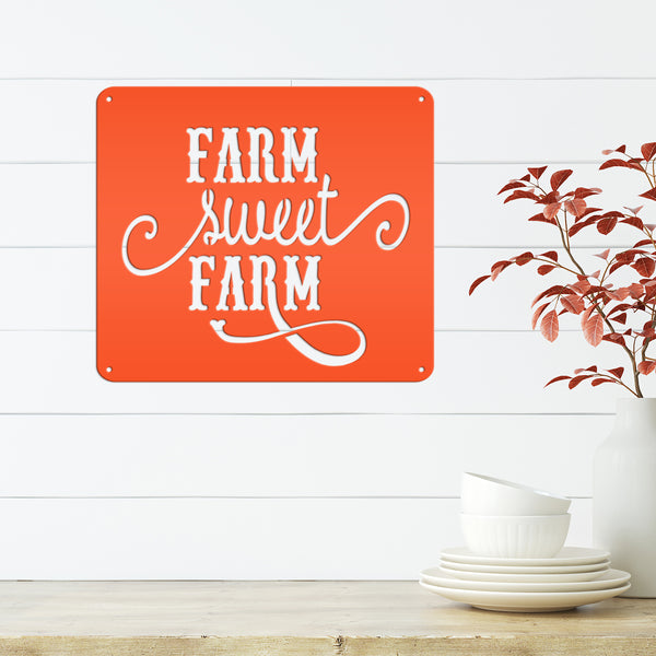 Farm Sweet Farm Wall Decor, Farmhouse Wall Art , Farm Home Decor, Rustic Farmhouse Wall Decor, Farm Wall Hanging Signs